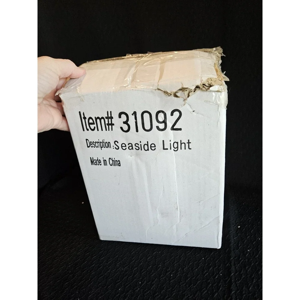 Vintage Seaside Lighthouse Nightlight Tested Works